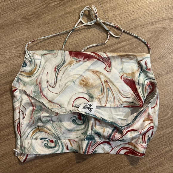 Princess Polly Asymmetric groovy bandana style top - Picture 2 of 2